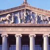 The north facade features a granite pediment group created by New York sculptor Edward Field Sanford, Jr. (image 7 0f 30)