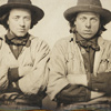 Most who came to the California goldfields were young, male, unattached and seeking riches and adventure. Most failed in the pursuit, but they fondly remembered the experience the rest of their lives.'Two Miners,' daguerreotype, c. 1850. Source: California State Library.