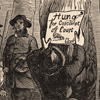 The often lawless and violent atmosphere of the Gold Rush sometimes gave rise to vigilante justice.'The California Vigilantes Executing the Orders of Judge Lynch,' from Conquering the Wilderness, by Frank Triplett (Chicago: Werner, 1885). Source: California State Library.