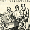 The Gold Rush was exhilarating, but life in California could also be perilous, and the Land of Gold became the final resting place for many hopeful miners.'The Departure,' Hutchings' Illustrated California Magazine 5, no. 3 (September 1860). Source: California State Library