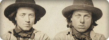 Two Miners. Most who came to the California goldfields were young, male, unattached and seeking riches and adventure. Most failed in the pursuit, but they fondly remembered the experience the rest of their lives.'Two Miners,' daguerreotype, c. 1850. Source: California State Library.